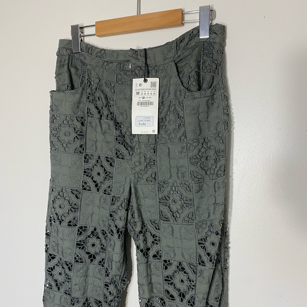 Lace Green pants